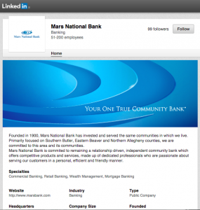 Mars Bank Linkedin
