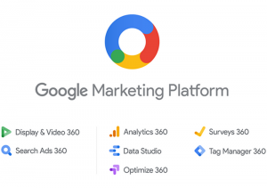 Google Marketing Platform Display and Video 360 Search Ads 360 Analytics 360 Data Studio Optimize 360 Surveys 360 Tag Manager 360 